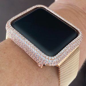 Bling Apple Watch Bezel Case Rose Gold 38/42 mm